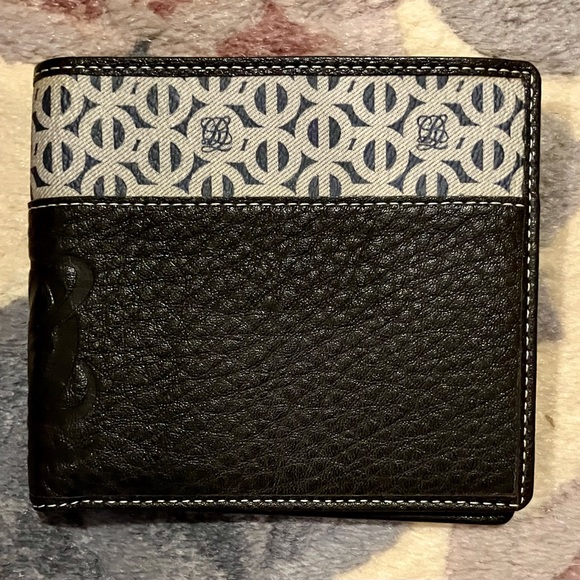 Louis Quatorze Men’s Folding Wallet Black